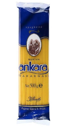 NUHUN ANKARA MAKARNASI Spaghetti Pasta SPAGETTI MAKARNA 500g