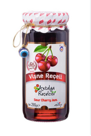 ANTALYA RECELCISI Sour Cherry Jam VISNE RECELI 380g