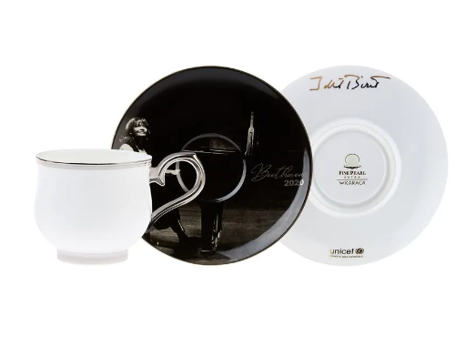 KARACA Coffee Cups for 2 X UNICEF IDIL BIRET KAHVE BARDAGI 2 KISILIK