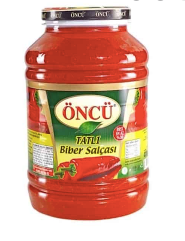 ONCU Pepper Paste Mild TATLI BIBER SALCASI 1650g
