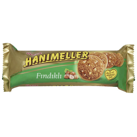 ULKER HANIMELLER FINDIKLI RULO Biscuits with Hazelnuts 82g