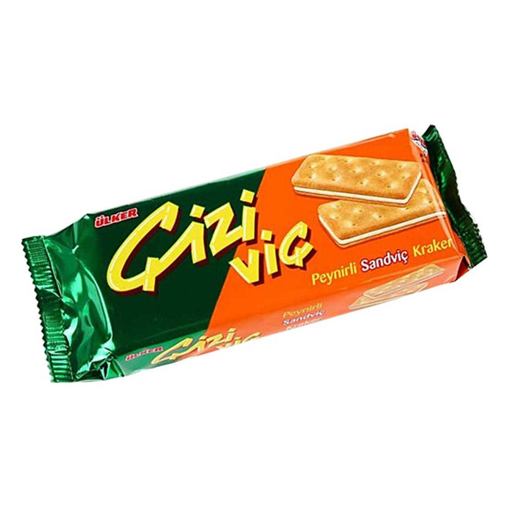 ULKER CIZIVIC PEYNIRLI KRAKER Cheese Crackers 82g