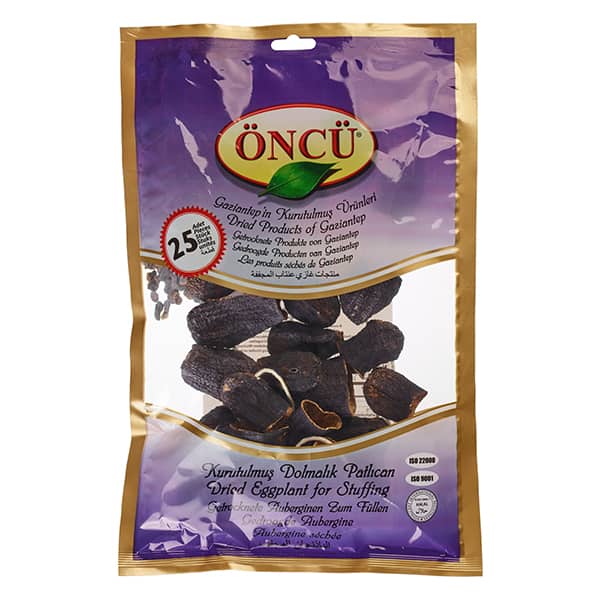ONCU Dried Eggplant DOLMALIK PATLICAN KURUSU 25 pieces