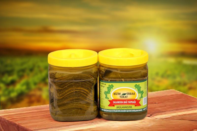 BIZIM ERBAA TOKAT SALAMURA PET ASMA YAPRAGI Fermented Vine Leaves 850g