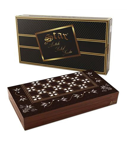 STAR Backgammon ANTIK LALE SEDEF TAVLA