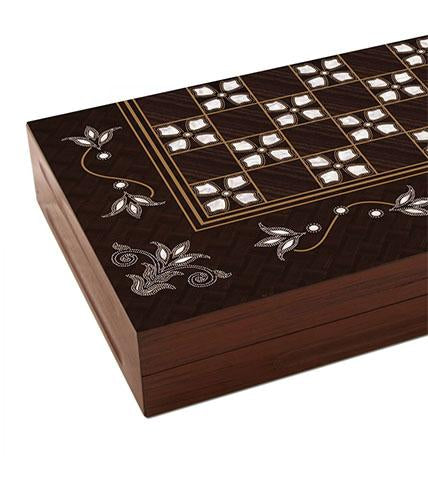 STAR Backgammon ANTIK LALE SEDEF TAVLA