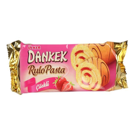 ULKER DANKEK RULO KEK CILEK Roll Cake Strawberry 235g