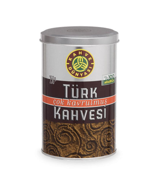 KAHVE DÜNYASI Koyu Kavrulmuş Türk Kahvesi TURK KAHVESI ÇOK KAVRULMUS 250g