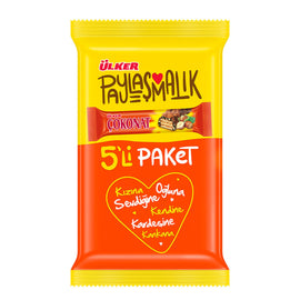 ULKER COKONAT SUTLU CIKOLATALI GOFERT Milk Chocolate Coated Wafer With Hazelnut Pieces pack of 3
