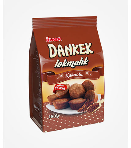ULKER DANKEK LOKMALIK KAKAOLU Cacao Cake 160g