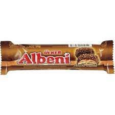 ULKER ALBENI ATISTIRMALIK Milk Chocolate Coated Caramel Biscuits 72g