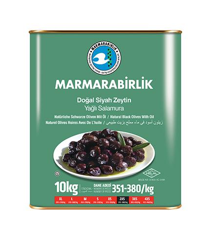 MARMARABIRLIK 2XS Elit Black Olives SIYAH ZEYTIN 1400g