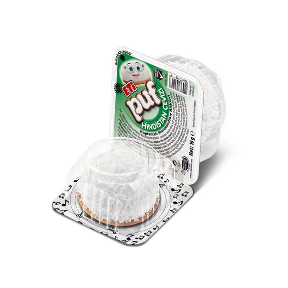 ETI PUF HINDISTAN CEVIZLI Coconut Marshmallow Biscuit 16g
