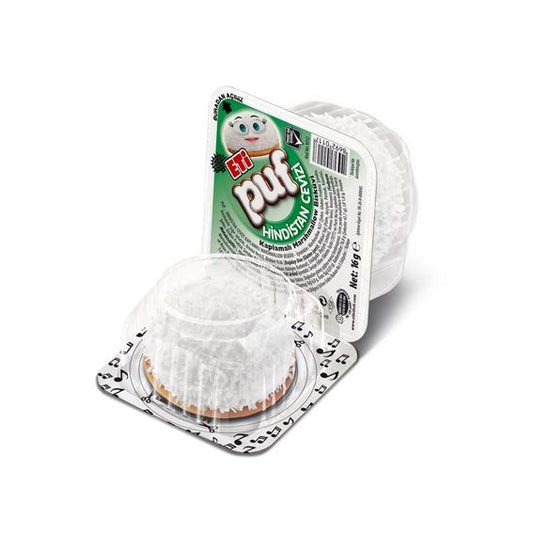 ETİ PUF HİNDİSTAN CEVİZLİ Hindistan Cevizli Marshmallowlu Bisküvi 16g