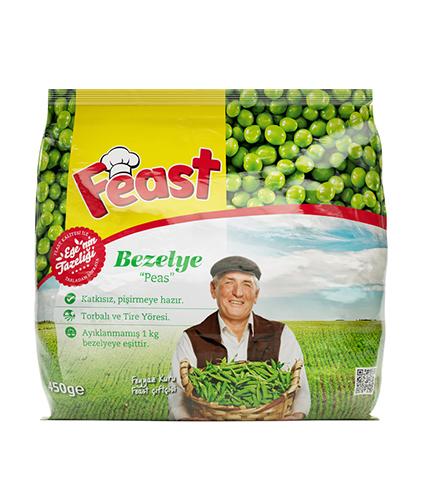 FEAST BEZELYE Green Peas 450g