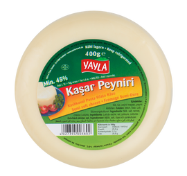 YAYLA Semi-Soft Kashkaval Cheese KASAR PEYNIRI 400g