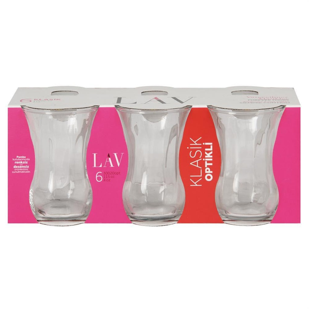 LAV Tea Cup CAY BARDAGI 6 pack