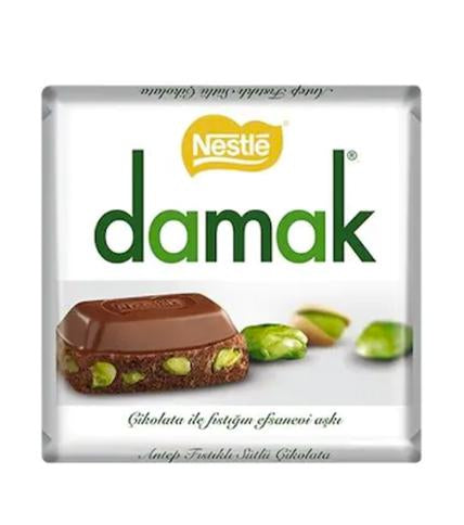 NESTLE Chocolate with Pistachio DAMAK ANTEP FISTIKLI CIKOLATA