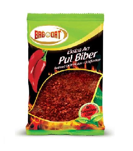 BAGDAT Extra Hot Red Pepper Flakes EKSTRA ACI PUL BIBER 80g