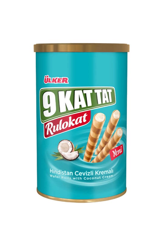 ULKER RULOKAT HINDISTAN CEVIZLI Rolled Wafers with Coconut 170g