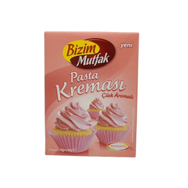 BIZIM MUTFAK Pastry Cream with Strawberry CILEKLI PASTA KREMASI 140g