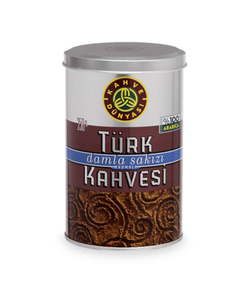 KAHVE DUNYASI Turkish Coffee Mastic TURK KAHVESI DAMLA SAKIZLI 250g