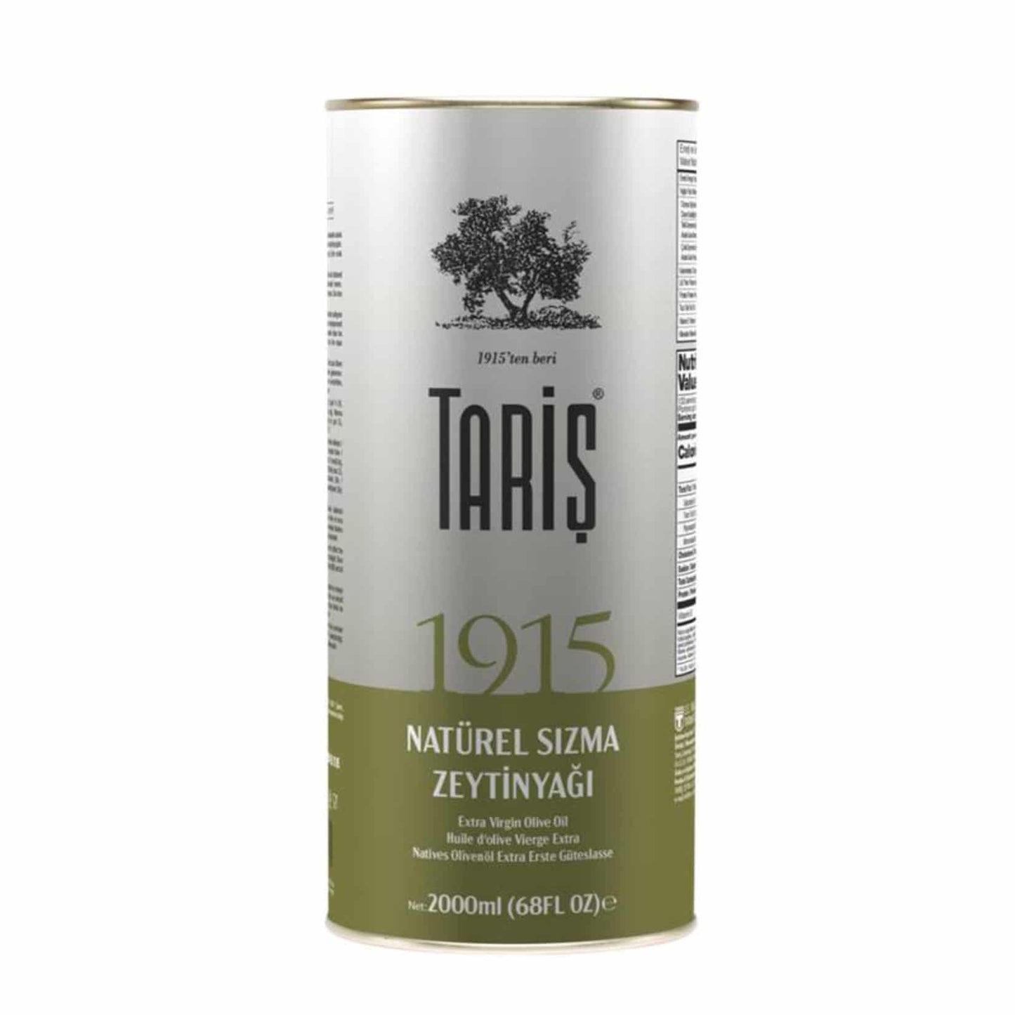 TARİŞ 1915 Zeytinyağı NATUREL SIZMA ZEYTINYAGI 2lt