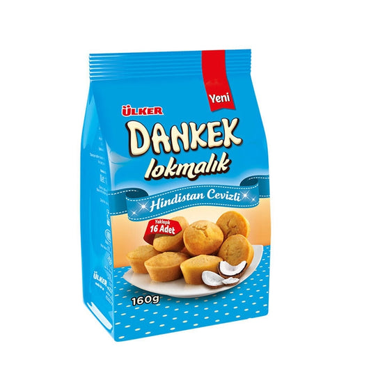 ULKER DANKEK LOKMALIK HINDISTAN CEVIZI Coconut Cake Bite Size 160g