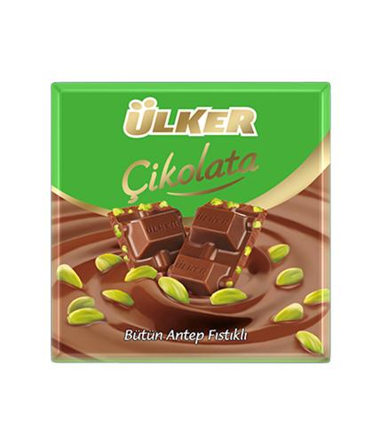ÜLKER KARE ANTEP FISTIKLI ÇIKOLATA Fıstıklı Çikolata