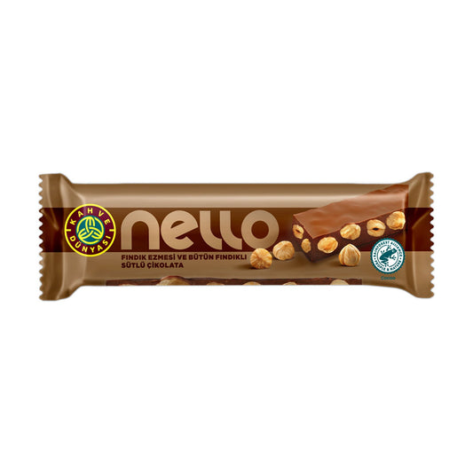 KAHVE DÜNYASI NELLO FINDIKLI CİKOLATA Nello Fındıklı Çikolata 33g