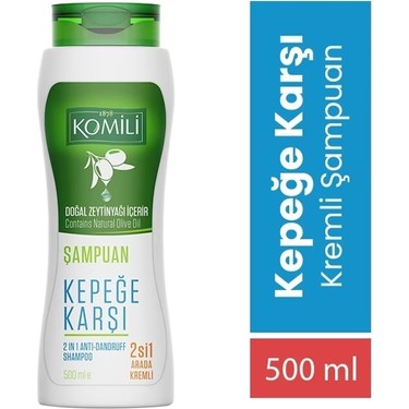 KOMILI SAMPUAN KEPEK ONLEYICI 2SI 1 ARADA Anti- Dandruff Shampoo 2 in 1 500ml