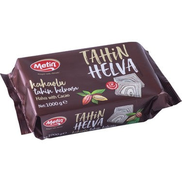 METIN KAKAOLU TAHIN HELVASI Cocoa Tahini Halva 1kg