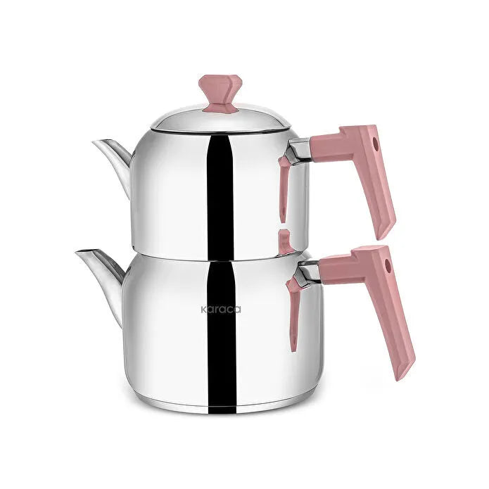 KARACA CAYKARA ORTA CAYDANLIK TAKIMI GUL Teapot Set Midi Rose