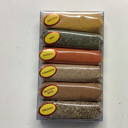 ALI BABA Plexy Mika Spice Set PLEKSI MIKA BAHARAT SETI 6 pack