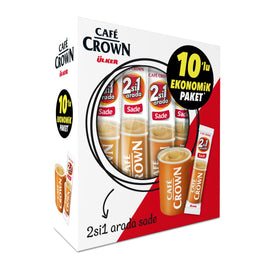 ULKER CAFE CROWN 2in1 HAZIR KAHVE Instant Coffee 11g x 10