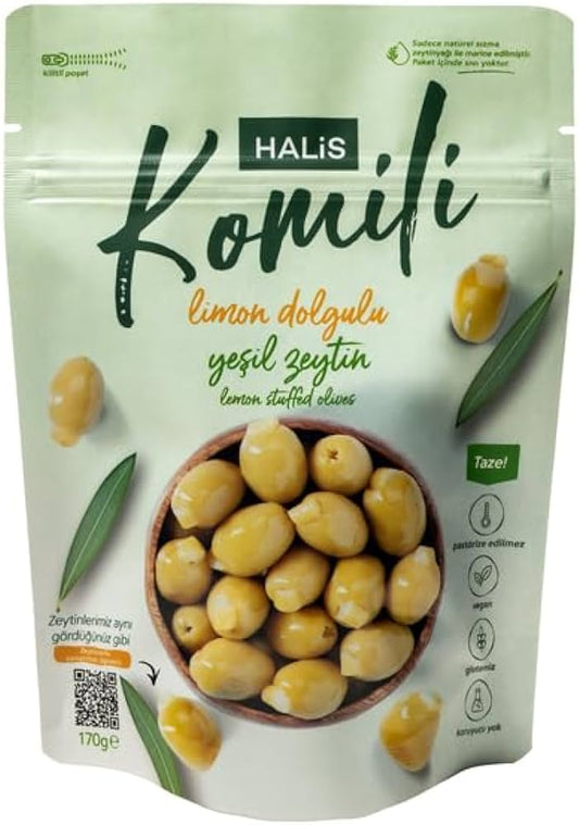 KOMİLİ LİMON DOLGULU YEŞİL ZEYTİN 170gr