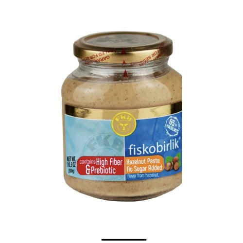 Fiskobirlik Hazelnut Paste No Sugar (Sekersiz Findik Ezmesi) 180gr