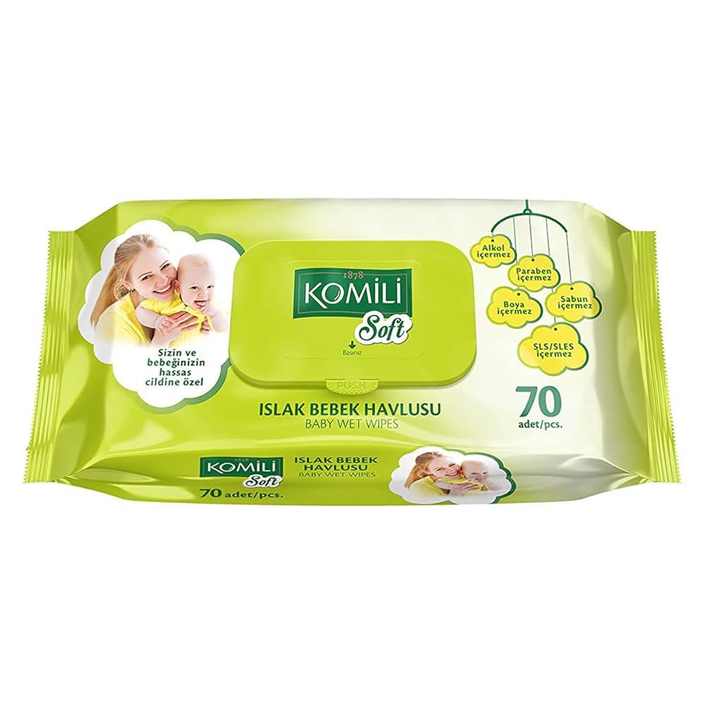 KOMILI ISLAK MENDIL SOFT 70LI Soft Islak Mendil 70'li