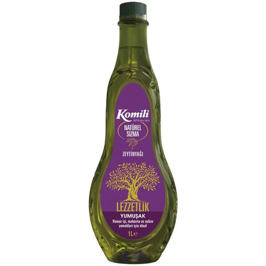 KOMILI YUMUSAK NATUREL SIZMAZEYTINYAGI Hafif Sızma Zeytinyağı 1lt