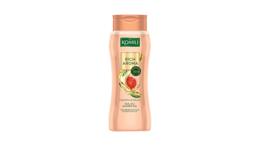 KOMILI ZENGIN AROMA DUS JELİ BESLEYICI VE RAHATLATICI Zengin Aromalı Besleyici Duş Jeli 500ml