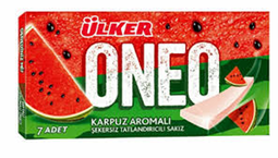 ULKER ONEO SLIMS KARPUZ SAKIZ Watermelon Chwing Gum 14g