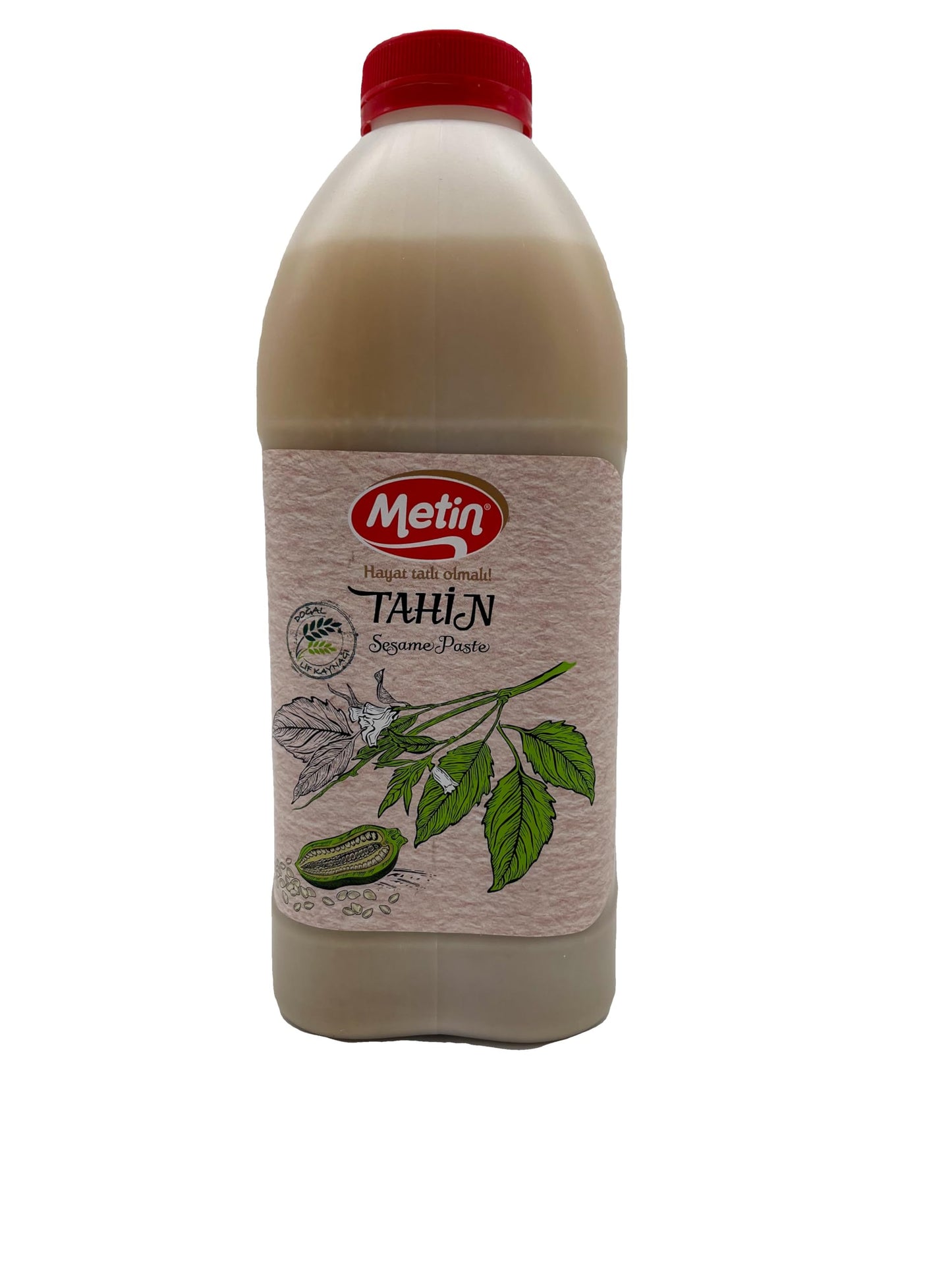 METIN TAHIN PET Tahini Plastic Jar 900g