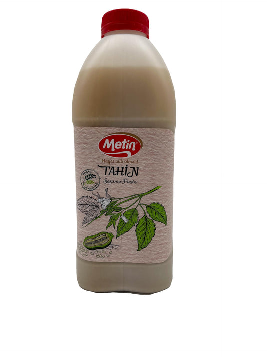 METIN TAHIN PET Tahini Plastic Jar 900g
