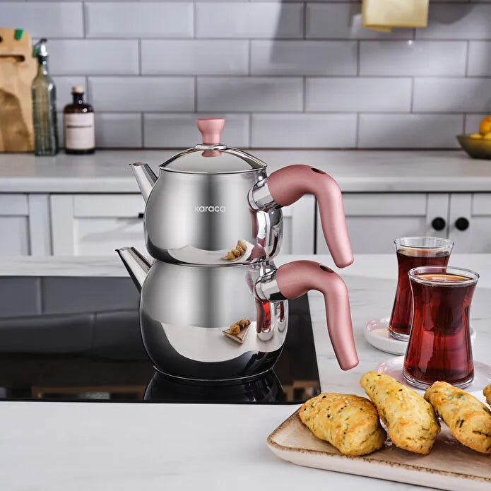 KARACA MAYA ÇAYDANLIK TAKIMI TEAPOT SET MİNİ ROSE