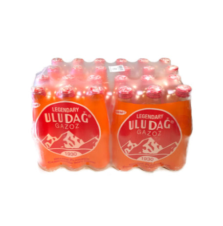 ULUDAG PORTAKALLI GAZOZ Carbonated Soft Drink with Orange 24pack