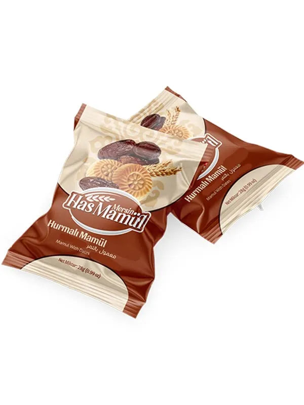 MERSIN HAS MAMUL HURMALI SEKERSIZ KURABIYE Sugar-Free Date Cookie 28g
