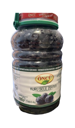 ÖNCÜ Siyah Zeytin KURU SELE ZEYTİN 2kg