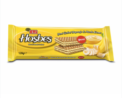 ETI HOSBES MUZLU Banana Wafer 120g