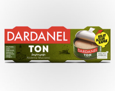 DARDANEL Tuna Fish with Olive Oil ZEYTINYAGLI TON BALIGI 75gr x 4