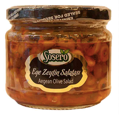 SOSERO Aegean Olive Salad EGE ZEYTIN SALATASI 300g